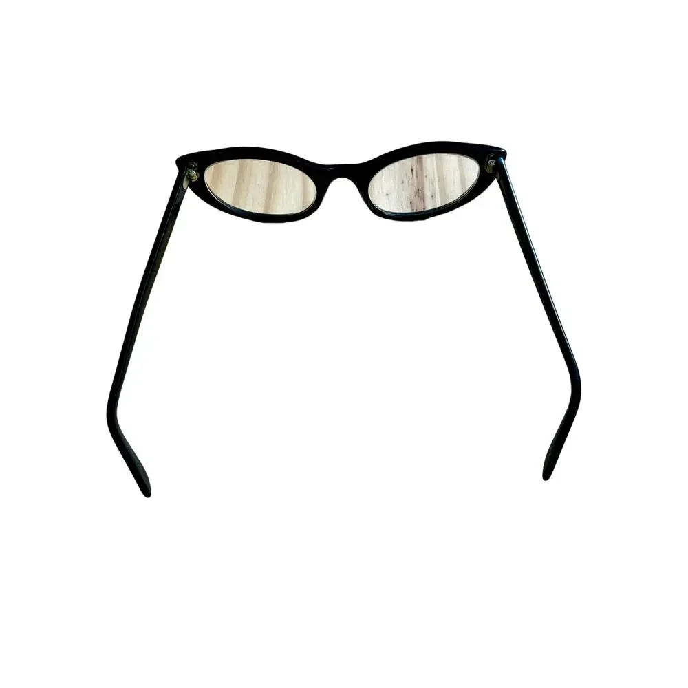 Vintage 1960s Black Cateye Glasses from Titmus